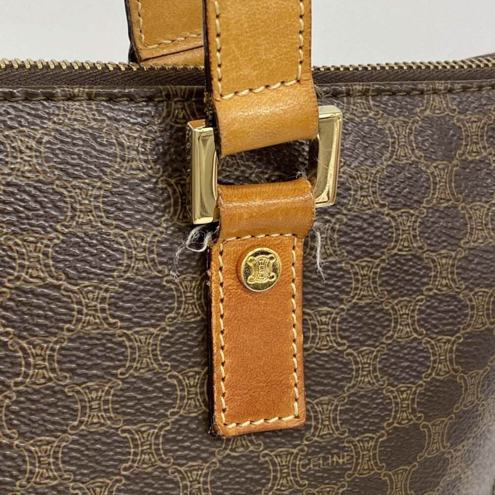 Celine Macadam Tote Bag, Brown Champagne, Women's - Picture 7 of 10